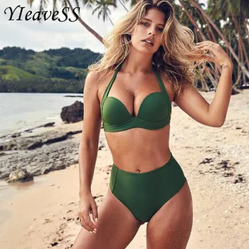 2018 New Plus Size Tankini set Women Swimwear Hight Waist Bikini with Wire Two Piece Print Halter Swimwear Swimming Bathing Suit
2018 New Plus Size Tankini set Women Swimwear Hight Waist Bikini with Wire Two Piece Print Halter Swimwear Swimming Bathing Suit