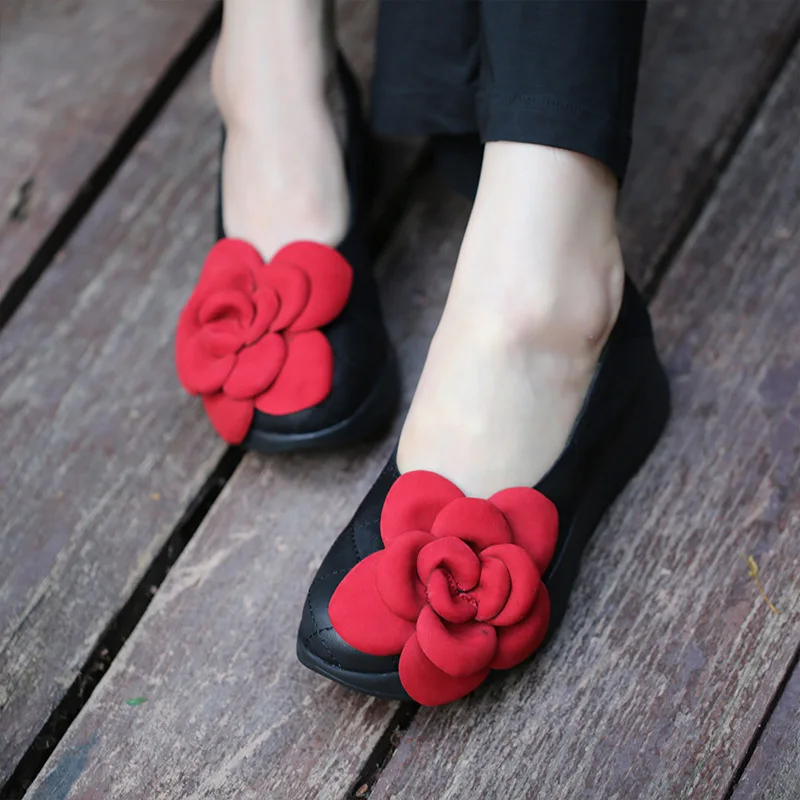 2019 Spring Art Style Female Shoes Round Head Handmade Women Shoes Casual Flat Platform Slip On Flats Flowers
2019 Spring Art Style Female Shoes Round Head Handmade Women Shoes Casual Flat Platform Slip On Flats Flowers