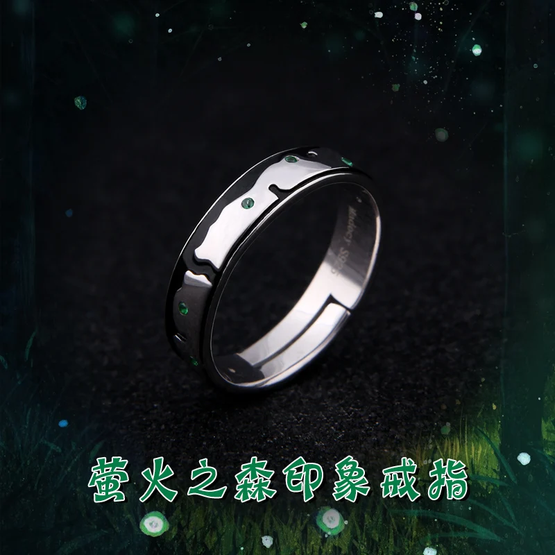 Hotarubi no mori e The light of the fireflies forest Ring 925 Silver Cos Gift USA size 6/7/8
Hotarubi no mori e The light of the fireflies forest Ring 925 Silver Cos Gift USA size 6/7/8
