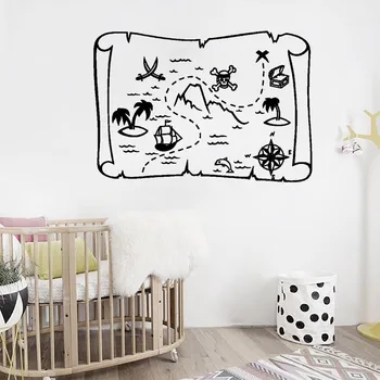 Kids Children Treasure Map Wall Sticker Vinyl Art Design Poster Mural Boys Adventure Removable Ornament Stickers Decor LY1425
Kids Children Treasure Map Wall Sticker Vinyl Art Design Poster Mural Boys Adventure Removable Ornament Stickers Decor LY1425
