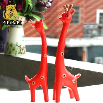Zakka Hand Carved Animal Wedding Xmas Wood Decor Couple Red Giraffe Wooden Craft Home Decoration Accessories 2pc/set
Zakka Hand Carved Animal Wedding Xmas Wood Decor Couple Red Giraffe Wooden Craft Home Decoration Accessories 2pc/set