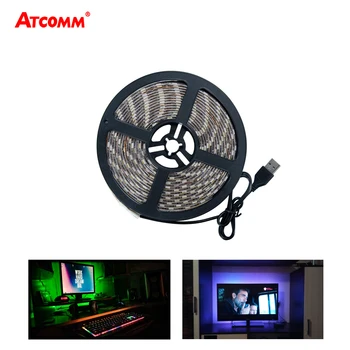 5050 RGB USB LED Strip Light 5V 60 LEDs/Meter 0.5M 1M 2M 3M 4M 5M Waterproof LED Diode Tape Light Ribbon With 3 Key Controller
5050 RGB USB LED Strip Light 5V 60 LEDs/Meter 0.5M 1M 2M 3M 4M 5M Waterproof LED Diode Tape Light Ribbon With 3 Key Controller