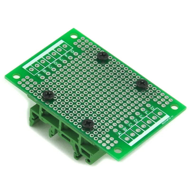 Прототип PCB с адаптером DIN-рейки, 47,4x72 мм, для проектов DIN-рейки «сделай сам»
Прототип PCB с адаптером DIN-рейки, 47,4x72 мм, для проектов DIN-рейки «сделай сам»