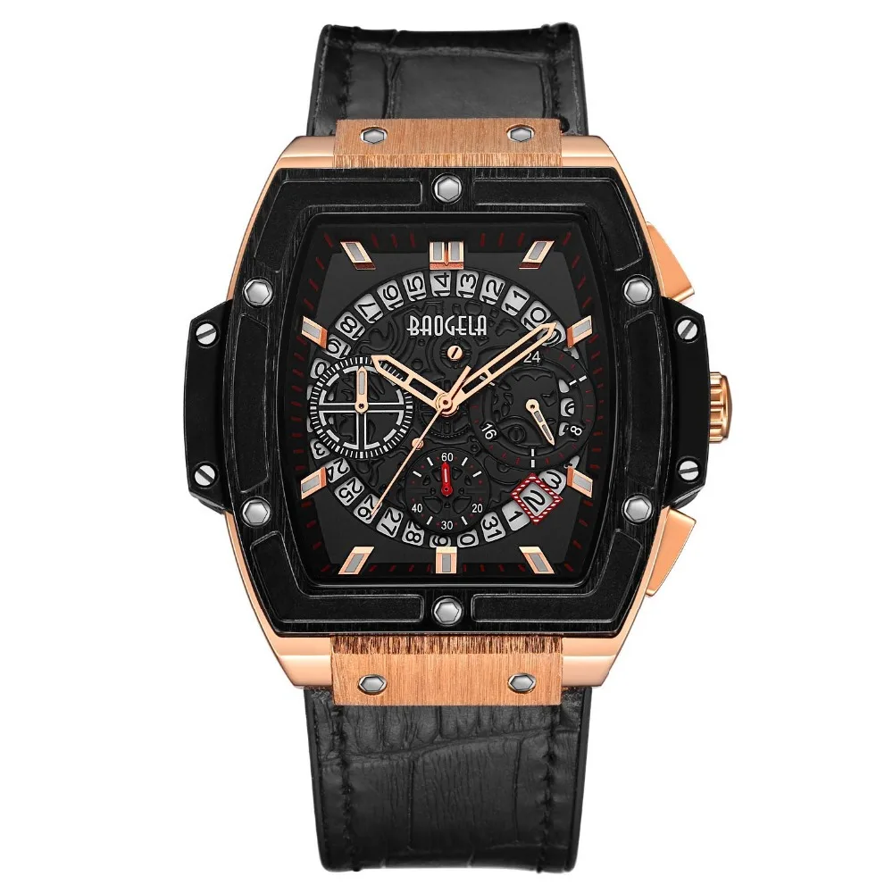 Chronograph Watch Mens Sport Quartz Wrist Watches Leather Luxury Brand Date Indicator Waterproof Wristwatches For Men Baogela
Chronograph Watch Mens Sport Quartz Wrist Watches Leather Luxury Brand Date Indicator Waterproof Wristwatches For Men Baogela