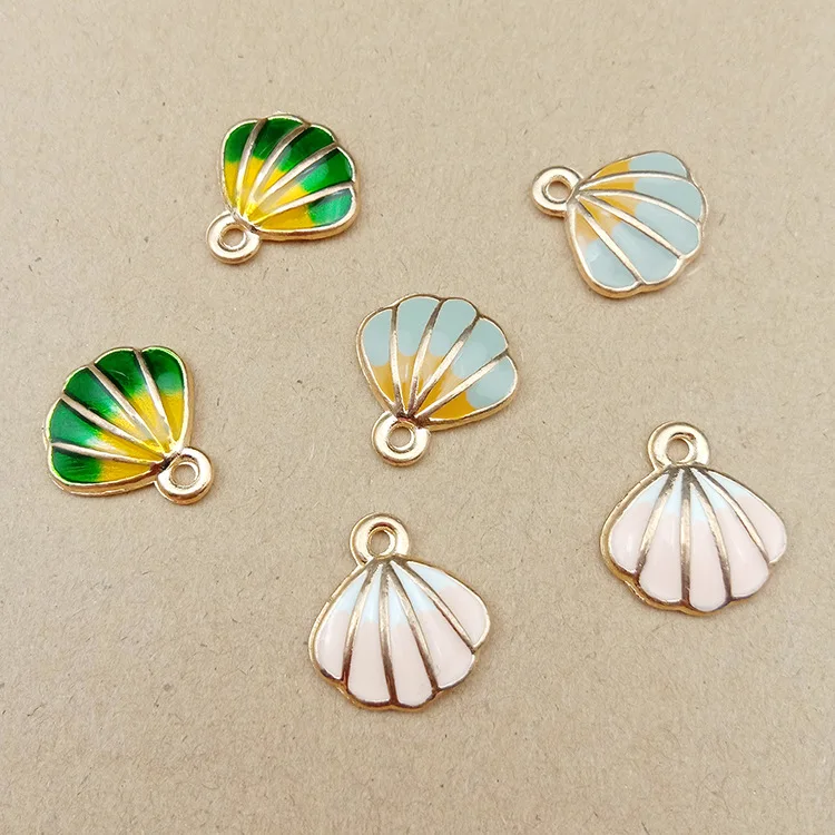 50PCS 16*17mm KC Gold tone Alloy Material Enamel Sea Shell Charm Oil drop Shell Pendant for Earring DIY Handmade Jewelry Making
50PCS 16*17mm KC Gold tone Alloy Material Enamel Sea Shell Charm Oil drop Shell Pendant for Earring DIY Handmade Jewelry Making