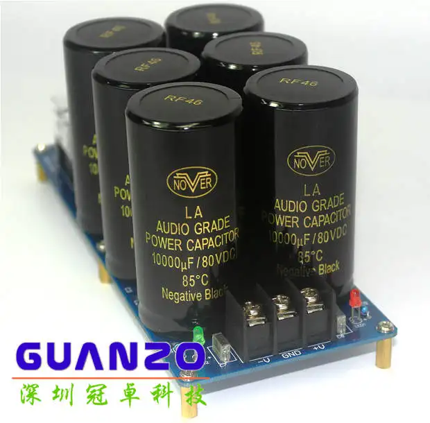2018 high power amplifier board positive and negative double power rectifier filter power board parts HIFI fever 6 10000uF NOVER
2018 high power amplifier board positive and negative double power rectifier filter power board parts HIFI fever 6 10000uF NOVER