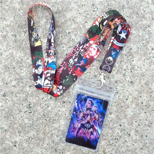 Super hero Endgame Keychain lanyard office neck strap ID Badge Protector Case Work Pass Gym Mobile USB Holder Hang Rope
Super hero Endgame Keychain lanyard office neck strap ID Badge Protector Case Work Pass Gym Mobile USB Holder Hang Rope
