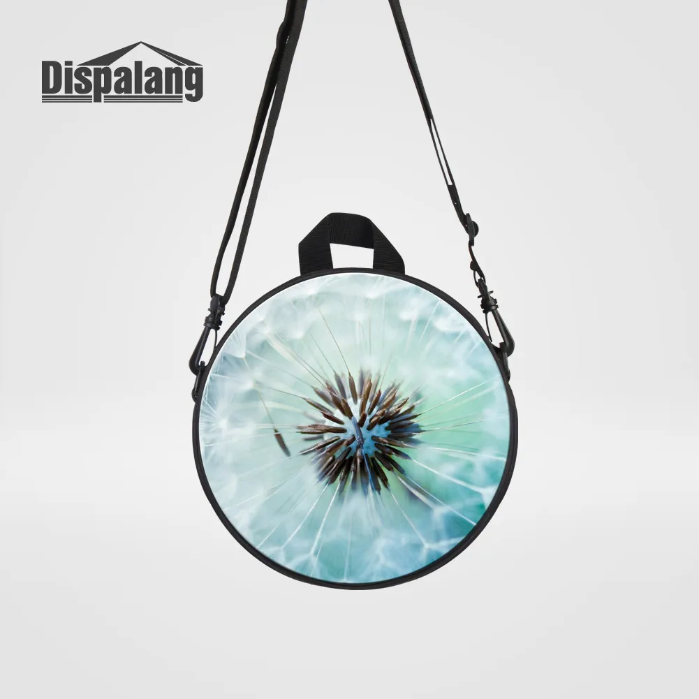 Dispalang Dandelion Flower Design Mini Round Messenger Bags Baby Girls Crossbody Bag Schoolbag Women Oxford Travel Shoulder Bags
Dispalang Dandelion Flower Design Mini Round Messenger Bags Baby Girls Crossbody Bag Schoolbag Women Oxford Travel Shoulder Bags