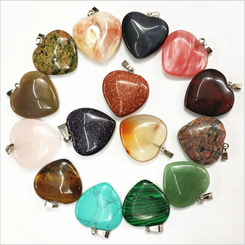 5pcs wholesale Fashion Assorted mixed Natural Stone Heart Charms Pendant fit Necklace DIY Jewelry Making Z699
5pcs wholesale Fashion Assorted mixed Natural Stone Heart Charms Pendant fit Necklace DIY Jewelry Making Z699