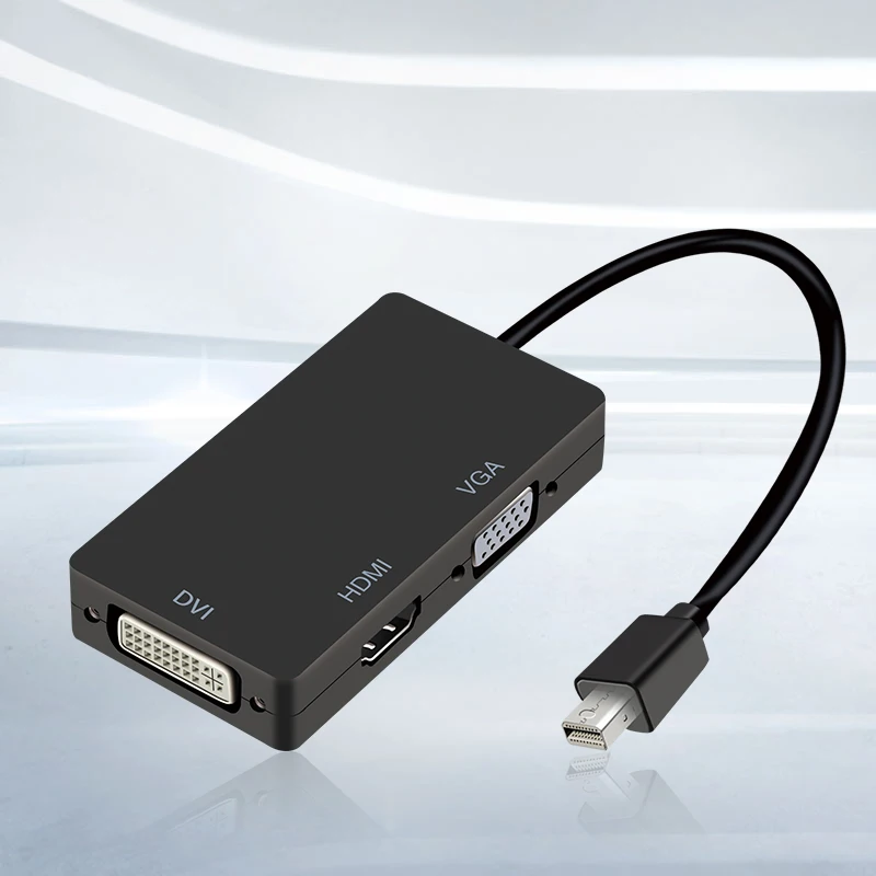 3 In 1 Mini Displayport DP Male To DVI HDMI VGA Audio Female Adapter Display Port Cable Converter for Computer for PC MacBook
3 In 1 Mini Displayport DP Male To DVI HDMI VGA Audio Female Adapter Display Port Cable Converter for Computer for PC MacBook