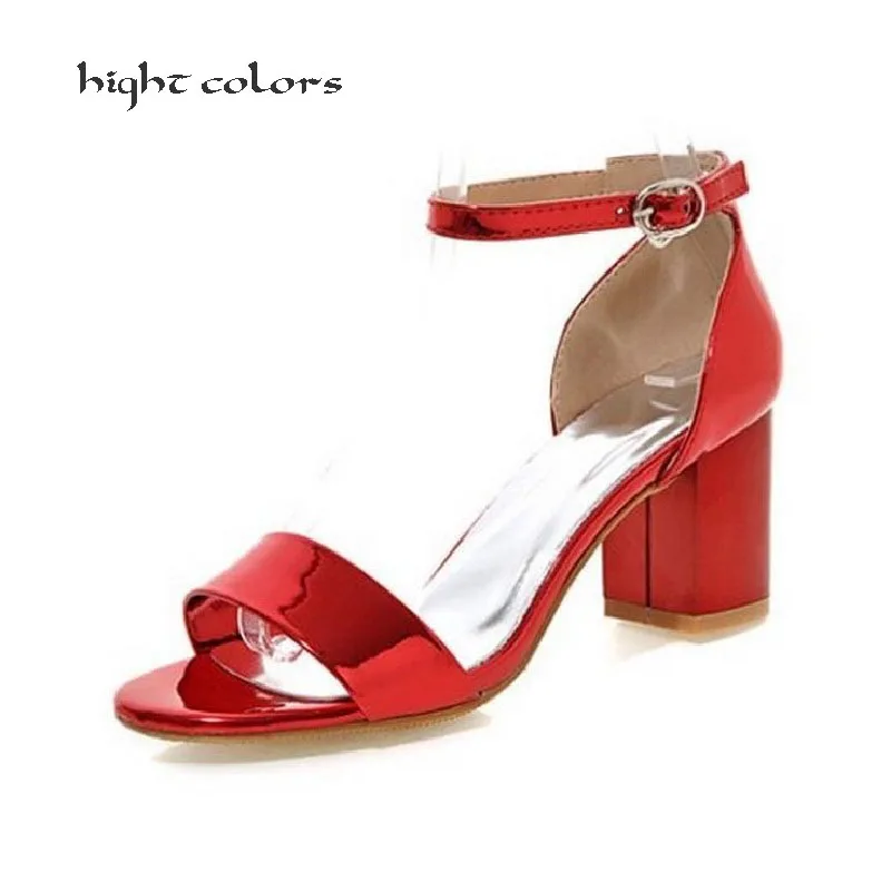 Summer New Chic Office Lady Simple Sexy Style Women Fashion Sandals Thick High Heels Shoes Silver Leather Ankle Strap EU Size 43
Summer New Chic Office Lady Simple Sexy Style Women Fashion Sandals Thick High Heels Shoes Silver Leather Ankle Strap EU Size 43