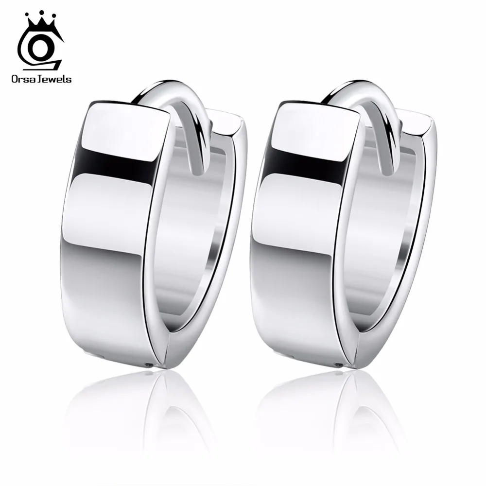 ORSA JEWELS Women Hoop Earring Round Shape Cute Design Perfect Polished Silver Color Fashion Earrings Jewelry For Female OE03
ORSA JEWELS Women Hoop Earring Round Shape Cute Design Perfect Polished Silver Color Fashion Earrings Jewelry For Female OE03