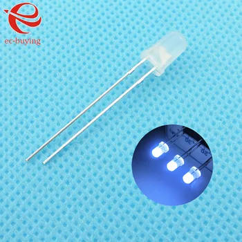 3mm White LED Round Light Emitting Diode Diffused Foggy Lamp Bead Plug-in DIY Kit Practice Wide Angle DIP 100 pcs /lot
3mm White LED Round Light Emitting Diode Diffused Foggy Lamp Bead Plug-in DIY Kit Practice Wide Angle DIP 100 pcs /lot