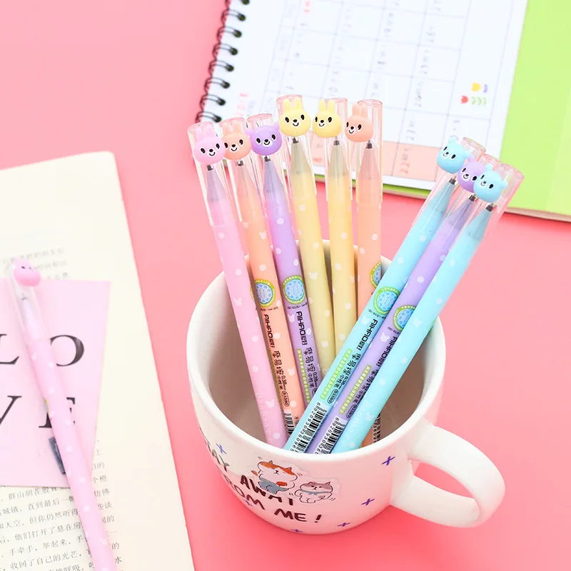 1 Pcs Cute Bear Erasable Pen Kawaii 0.38mm Gel Pen Child School Stationery Supplies Office Promotional Gift Black Neutral Pen
1 Pcs Cute Bear Erasable Pen Kawaii 0.38mm Gel Pen Child School Stationery Supplies Office Promotional Gift Black Neutral Pen