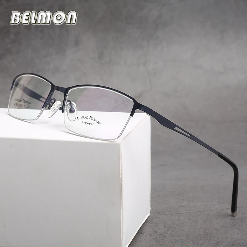 Spectacle Frame Eyeglasses Men Computer Myopia Optical Eye Glasses Frame For Male Transparent Clear Lens Armacao de RS051
Spectacle Frame Eyeglasses Men Computer Myopia Optical Eye Glasses Frame For Male Transparent Clear Lens Armacao de RS051