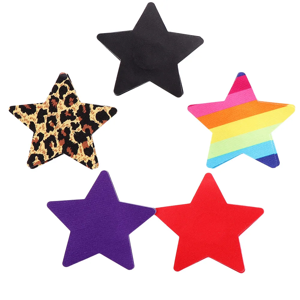 2pair Disposable Nipple Cover Star Shape Adhesive Mat Stickers Invisible Breast Pasties Bra Pad Intimates Accessories | Женская одежда
