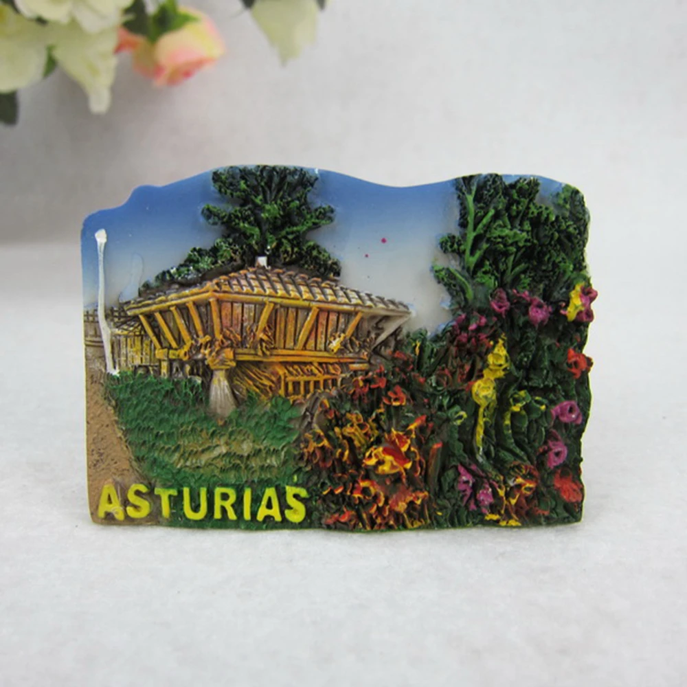 Spain Asturias Tourist Souvenir Fridge Magnets Creative Resin Refrigerator Magnetic Message Stickers Home Decor Decoration Gift
Spain Asturias Tourist Souvenir Fridge Magnets Creative Resin Refrigerator Magnetic Message Stickers Home Decor Decoration Gift