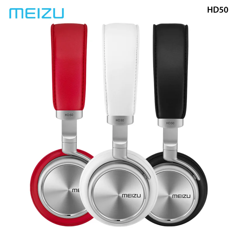 

Original Meizu HD50 Headphones HIFI Headset Stereo Metal earphone wired Earbuds With Microphone For Meizu Xiaomi Android Phones