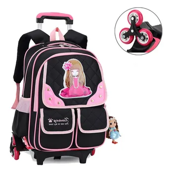 Waterproof Children Backpacks Boys School Bags With 6 Wheels Girls Detachable Trolley Backpacks for Middle School Shoulder Bags 
Waterproof Children Backpacks Boys School Bags With 6 Wheels Girls Detachable Trolley Backpacks for Middle School Shoulder Bags