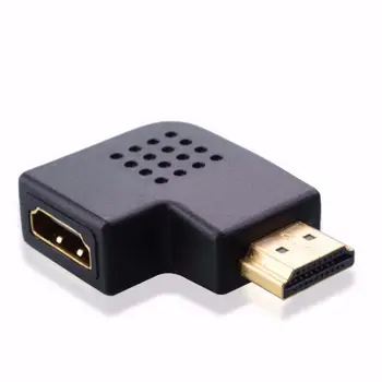 High Quality HD 1080P Male to Female HDMI Adapter Converter 90 Degrees Angle Turn Right / Left HDMI Connector
High Quality HD 1080P Male to Female HDMI Adapter Converter 90 Degrees Angle Turn Right / Left HDMI Connector