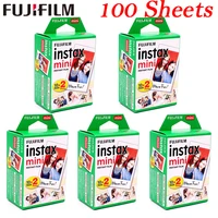 10 - 100 sheets Fuji Fujifilm instax mini 9 8 films white Edge films for instant mini 8 9 7s 25 50s 9 90 SP-1 Camera photo Paper image