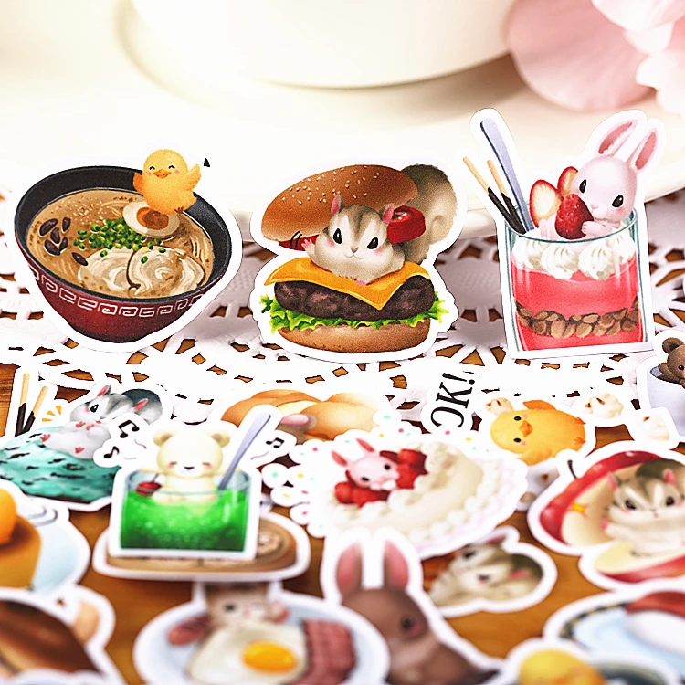 39pcs/pack Lovely Pets / food Decorative Sticker Scrapbooking Sticker Phone diary DIY craft photo albums Sticker
39pcs/pack Lovely Pets / food Decorative Sticker Scrapbooking Sticker Phone diary DIY craft photo albums Sticker