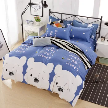Cartoon Bedding Set 4 Pieces Sheet Duvet Cover Pillowcase Home Decoration King Queen Twin
Cartoon Bedding Set 4 Pieces Sheet Duvet Cover Pillowcase Home Decoration King Queen Twin