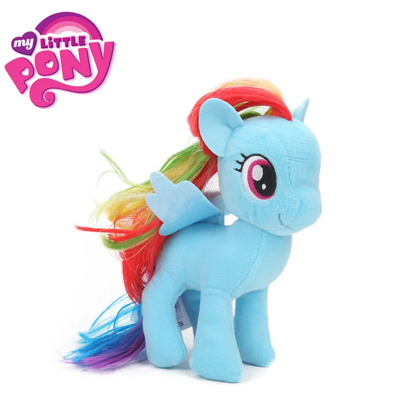 

2018 17cm My Little Pony Plush Toys Friendship is Magic Rarity Spike Applejack Fluttershy Rainbow Dash Twilight Sparkle Dolls