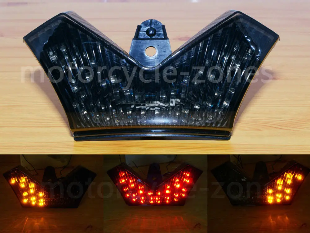 Motorcycle Integrated LED Rear Tail Light Brake Turn Signal Blinker Lamp Smoked For Kawasaki ZX14 /ZX-14R /ZZR1400 2006 - 2014
Motorcycle Integrated LED Rear Tail Light Brake Turn Signal Blinker Lamp Smoked For Kawasaki ZX14 /ZX-14R /ZZR1400 2006 - 2014