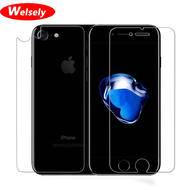 Welsely Clear Front Screen Protector Back Cover Protective Pet Film Shield For iphone 8 7 8 plus ecran Mobile Phone Accessories
Welsely Clear Front Screen Protector Back Cover Protective Pet Film Shield For iphone 8 7 8 plus ecran Mobile Phone Accessories