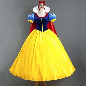 Free shipping party carnival role-playing Women Adult Halloween Cartoon Princess Snow White Costume For Sale
Free shipping party carnival role-playing Women Adult Halloween Cartoon Princess Snow White Costume For Sale