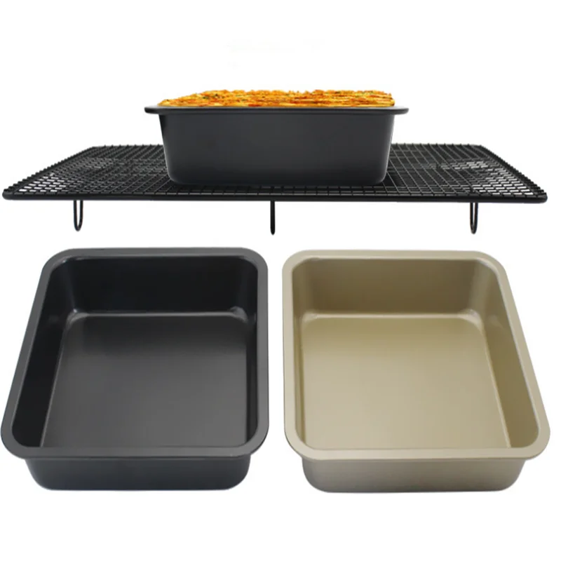 High-quality high-grade carbon steel non-stick square tray cake mold 8 inch square plate best biscuit table kitchen baking tools
High-quality high-grade carbon steel non-stick square tray cake mold 8 inch square plate best biscuit table kitchen baking tools