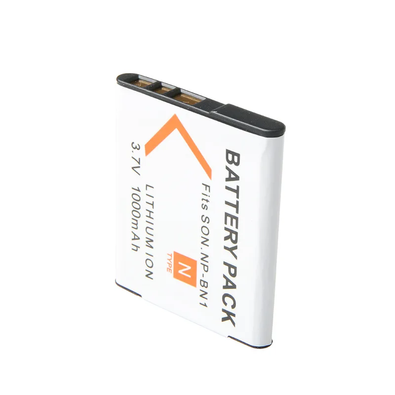 GTF For Sony Camera NP-BN1 NPBN1 1000mAh Camera Battery Pack for Sony TX9 WX100 TX5 W620 W630 W670 Replacement Li-ion Batteries
GTF For Sony Camera NP-BN1 NPBN1 1000mAh Camera Battery Pack for Sony TX9 WX100 TX5 W620 W630 W670 Replacement Li-ion Batteries