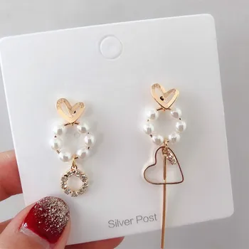 Trendy Simulated-pearl Geometric Women Dangle Earrings Sweet Love Pearl Asymmetric Earrings Bohemian Drop Earrings
Trendy Simulated-pearl Geometric Women Dangle Earrings Sweet Love Pearl Asymmetric Earrings Bohemian Drop Earrings