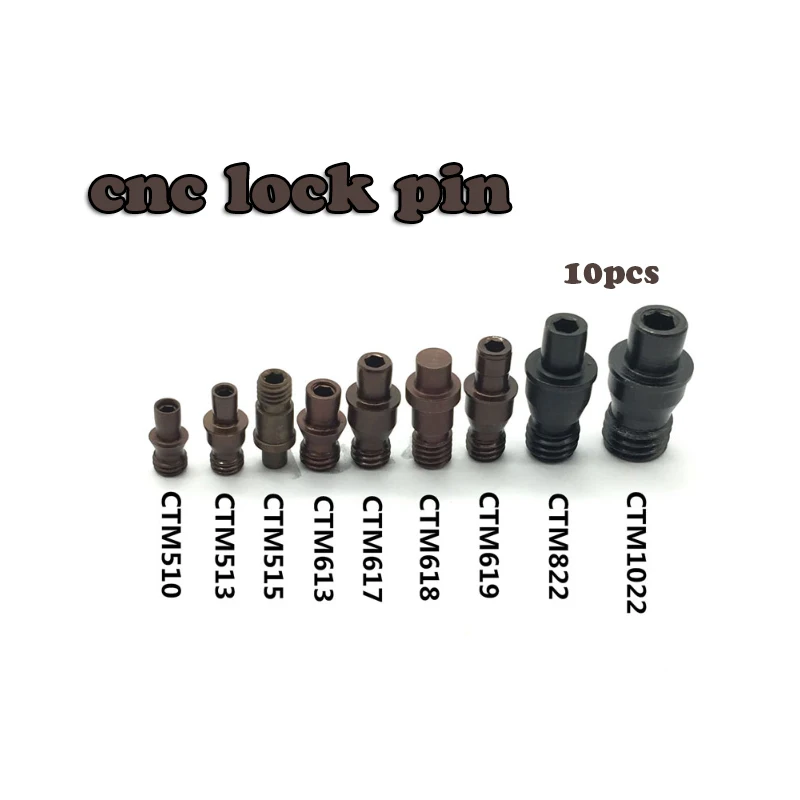 10pcs CTM510 CTM513 CTM515 CTM613 CTM617 CTM618 CTM619 CTM822 Lock pin CNC lathe Tools Center Pin Arbor Accessories Screw Pins
10pcs CTM510 CTM513 CTM515 CTM613 CTM617 CTM618 CTM619 CTM822 Lock pin CNC lathe Tools Center Pin Arbor Accessories Screw Pins