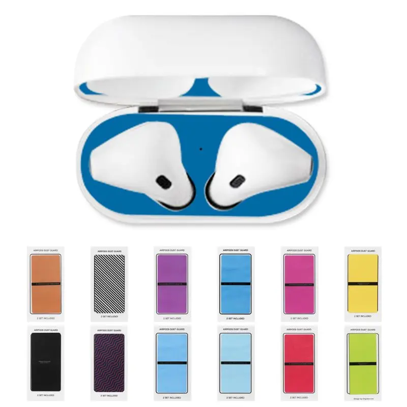 2Pairs Dust Guard Protective Sticker Earphone Case Shell Skin Dust-proof for Apple Airpods Charging Box
2Pairs Dust Guard Protective Sticker Earphone Case Shell Skin Dust-proof for Apple Airpods Charging Box