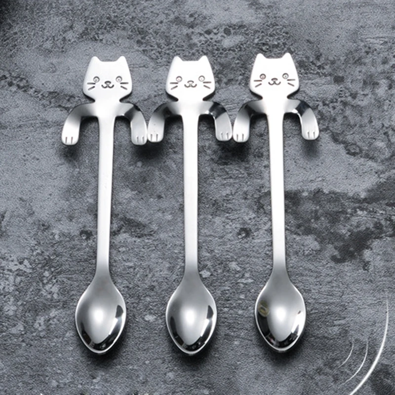 Cute Cat Stirring Spoon for Coffee Mini Stainless Steel Tea Coffee Spoon Bar Cafe Cup Mug Mixing Spoon Coffee Scoop Table Tools
Cute Cat Stirring Spoon for Coffee Mini Stainless Steel Tea Coffee Spoon Bar Cafe Cup Mug Mixing Spoon Coffee Scoop Table Tools