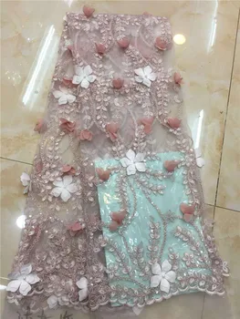 French Lace Fabric Gold Wedding High Quality Sequins African Tulle Lace Fabric 5Yard 3D Flowers Embroidered Tulle Lace Fabric
French Lace Fabric Gold Wedding High Quality Sequins African Tulle Lace Fabric 5Yard 3D Flowers Embroidered Tulle Lace Fabric
