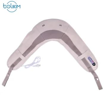 BOLIKIM 220V Electrical Shiatsu Back Neck Shoulder Massager Body Infrared 3D Kneading Massager Flat plug Car home Dual Use
BOLIKIM 220V Electrical Shiatsu Back Neck Shoulder Massager Body Infrared 3D Kneading Massager Flat plug Car home Dual Use