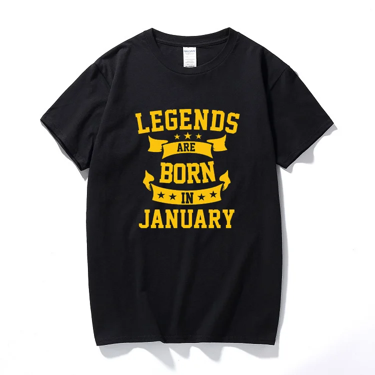 Legends Are Born in January Mens T Shirt Birthday Gift Novelty Joke Slogan Cotton Casual Short Sleeve T-shirt Tops tee shirt
Legends Are Born in January Mens T Shirt Birthday Gift Novelty Joke Slogan Cotton Casual Short Sleeve T-shirt Tops tee shirt