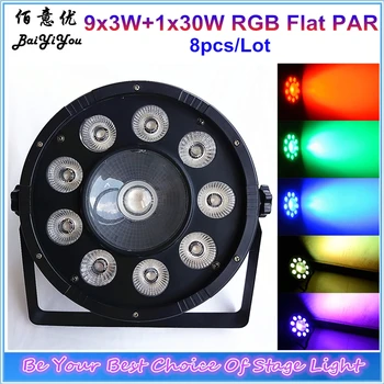 Fast Free Ship RGB Colorful Wash Light 9+1 Mini Flat LED PAR Light RGB 3In1 Color 9*3W + 1*30W DMX Plastic Slim Led Par Light 
Fast Free Ship RGB Colorful Wash Light 9+1 Mini Flat LED PAR Light RGB 3In1 Color 9*3W + 1*30W DMX Plastic Slim Led Par Light