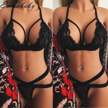Women Sexy-Lingerie Babydoll Lace Nightwear Sleepwear Underwear G-string Suit Bra & Brief Sets
Women Sexy-Lingerie Babydoll Lace Nightwear Sleepwear Underwear G-string Suit Bra & Brief Sets