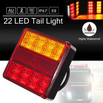 E8 22LED Truck Rear Lights Brake Stop Tail Turn Indicator Lamps License Plate Light 12V Waterproof Universal For Trailer Truck
E8 22LED Truck Rear Lights Brake Stop Tail Turn Indicator Lamps License Plate Light 12V Waterproof Universal For Trailer Truck