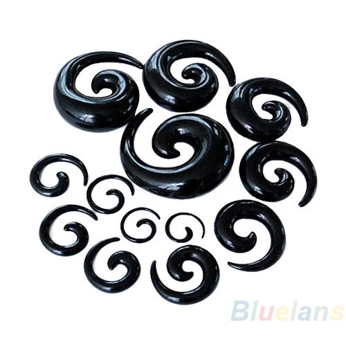 Bluelans 2pcs Acrylic Spiral Taper Flesh Tunnel Ear Stretcher Expander Snail Design Ear Stud Earring For Men
Bluelans 2pcs Acrylic Spiral Taper Flesh Tunnel Ear Stretcher Expander Snail Design Ear Stud Earring For Men