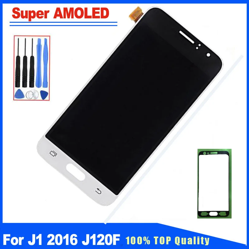 Super AMOLED Brightness Adjustable LCD Dsiplay Touch Screen Digitizer Full Assembly For Samsung J1 2016 J120F J120M J120H
Super AMOLED Brightness Adjustable LCD Dsiplay Touch Screen Digitizer Full Assembly For Samsung J1 2016 J120F J120M J120H