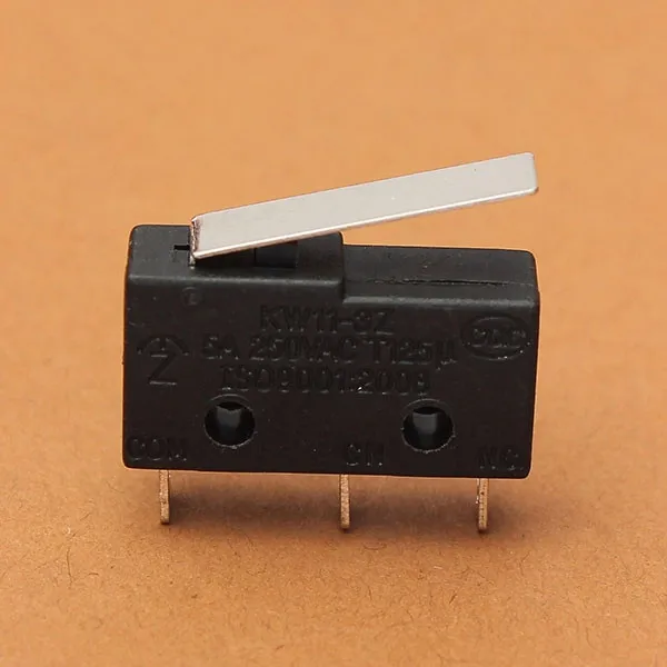 10PCS 250V 5A  3 Pin Tact Switch Sensitive Microswitch Handle KW11-3Z K89 