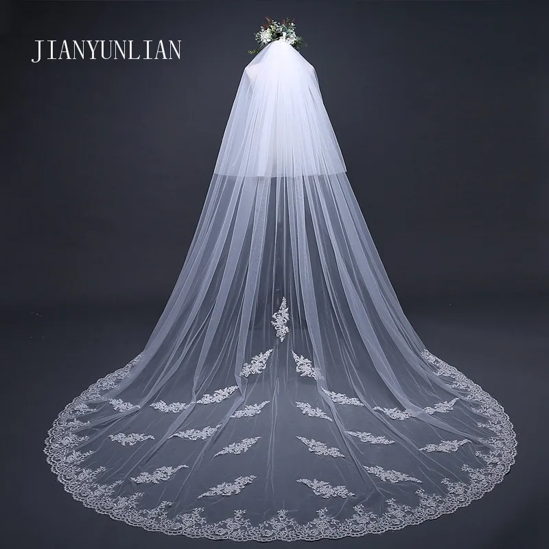 2019 Casamento White wedding veil Long Lace Edge Bridal Veil with Comb Wedding Accessories Bride Mantilla Wedding Veil
2019 Casamento White wedding veil Long Lace Edge Bridal Veil with Comb Wedding Accessories Bride Mantilla Wedding Veil
