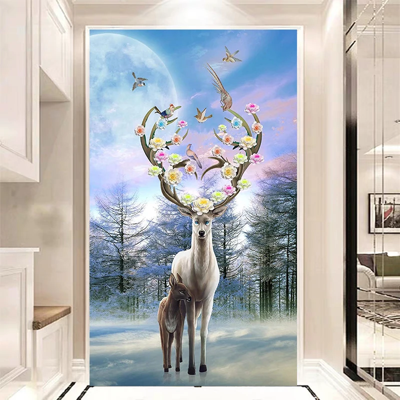 DIY Diamond Embroidery Animal deer Cross Stitch diamond painting Scenery Pattern Rhinestone Home decor gift wedding decoration
DIY Diamond Embroidery Animal deer Cross Stitch diamond painting Scenery Pattern Rhinestone Home decor gift wedding decoration