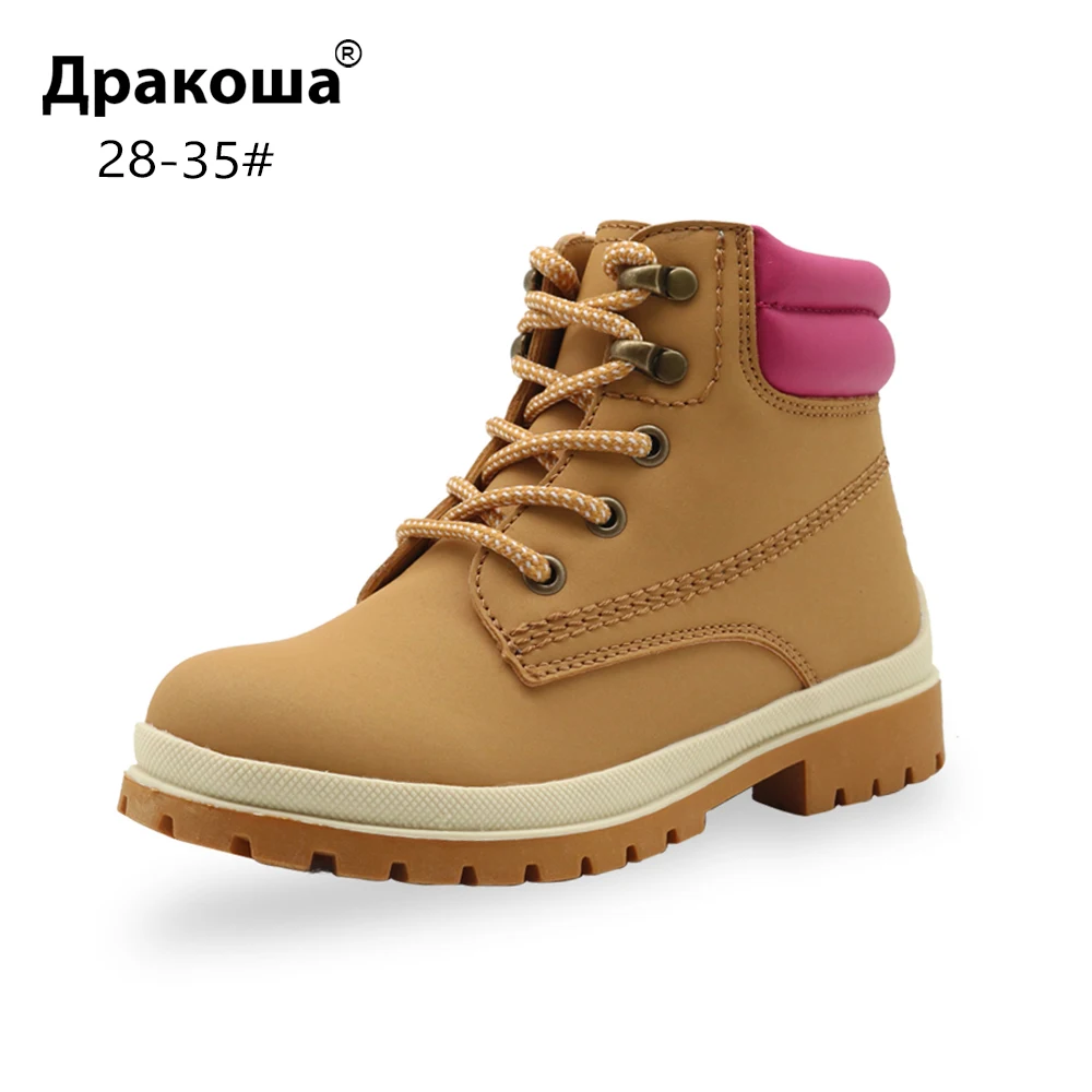 Apakowa Boys Girls Classic Work Boots Little Kids Autumn Winter Lace-up Motorcycle Martin Boots Children Outdoor Hiking Shoes
Apakowa Boys Girls Classic Work Boots Little Kids Autumn Winter Lace-up Motorcycle Martin Boots Children Outdoor Hiking Shoes