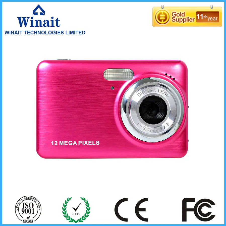 2.7" TFT LCD 720P HD Digital Camera 12MP 5MP CMOS Sensor 4x Digital Zoom Anti-red eye camera professional With 400mah Battery
2.7" TFT LCD 720P HD Digital Camera 12MP 5MP CMOS Sensor 4x Digital Zoom Anti-red eye camera professional With 400mah Battery
